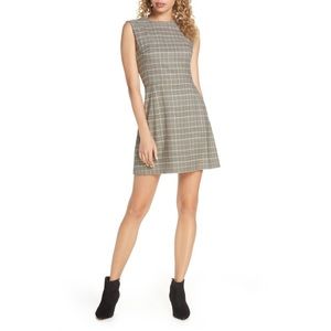 French Connection plaid A-Line dress